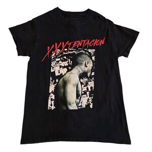 XXXTentacion Graphic T-Shirt Black Rap Merch Small